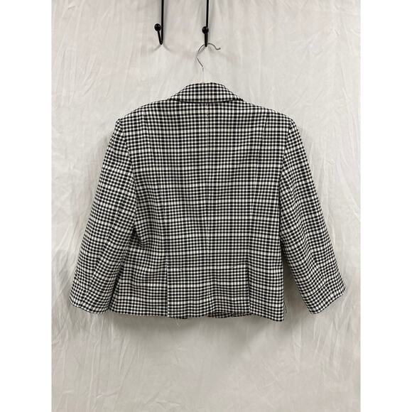 NWT Express Black and White Checkered Jacket size 12 - Picture 4 of 5